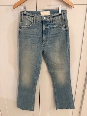 NWT MOTHER The Hustler Ankle Fray jeans